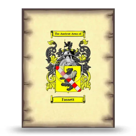 Fassett Coat of Arms Print