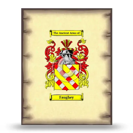 Faughey Coat of Arms Print