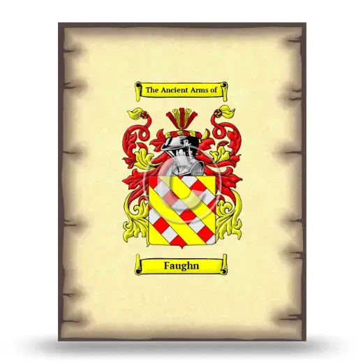 Faughn Coat of Arms Print