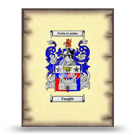 Faught Coat of Arms Print