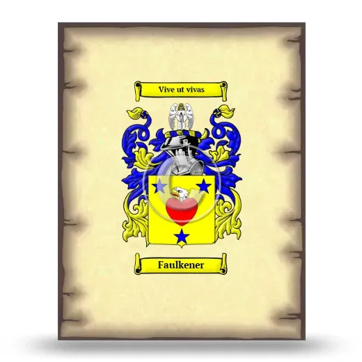 Faulkener Coat of Arms Print