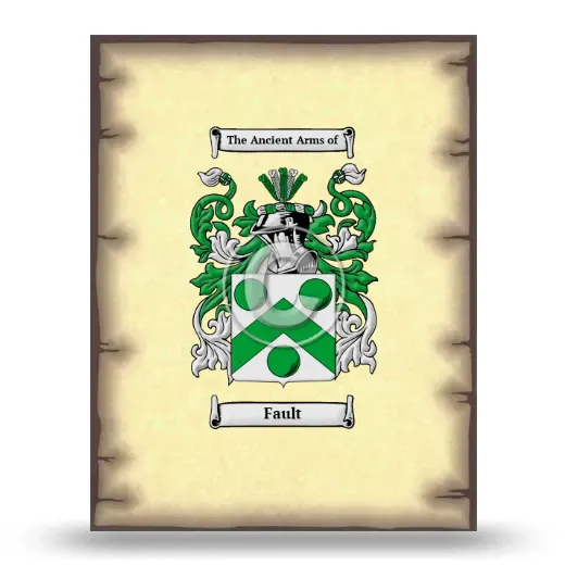 Fault Coat of Arms Print