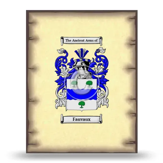 Fauvaux Coat of Arms Print