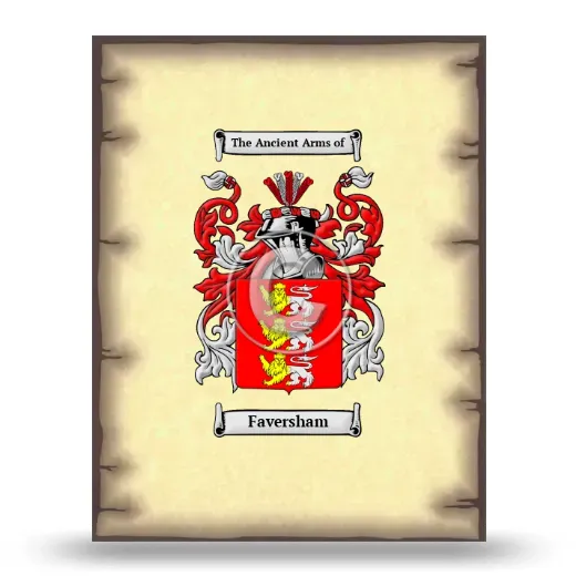 Faversham Coat of Arms Print