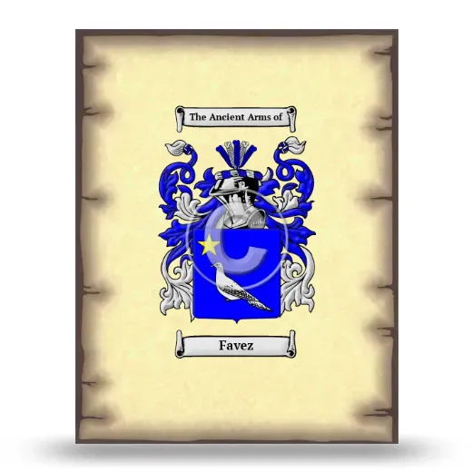 Favez Coat of Arms Print