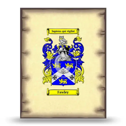 Fawley Coat of Arms Print