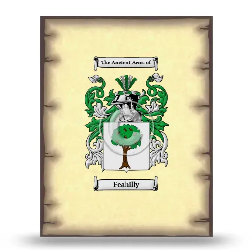 Feahilly Coat of Arms Print