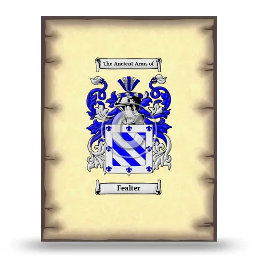 Fealter Coat of Arms Print