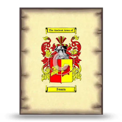 Fearn Coat of Arms Print