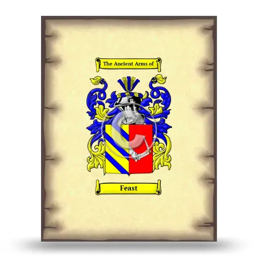 Feast Coat of Arms Print