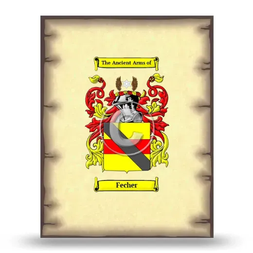 Fecher Coat of Arms Print