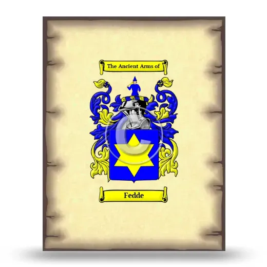 Fedde Coat of Arms Print