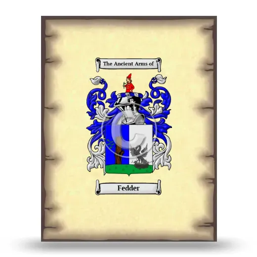 Fedder Coat of Arms Print