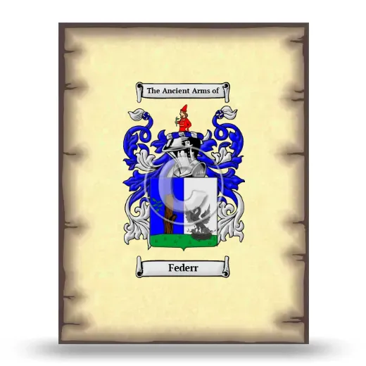 Federr Coat of Arms Print