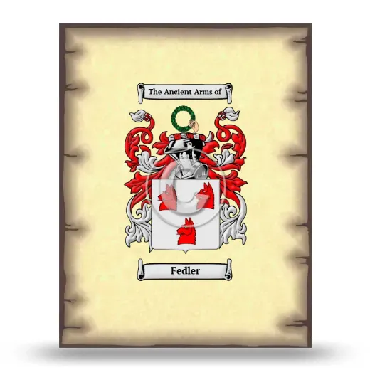 Fedler Coat of Arms Print