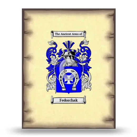 Fedorchak Coat of Arms Print