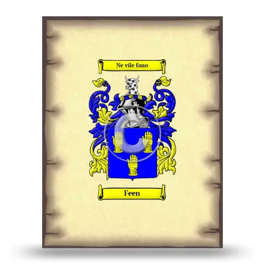 Feen Coat of Arms Print