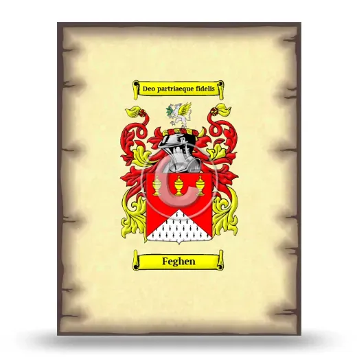 Feghen Coat of Arms Print