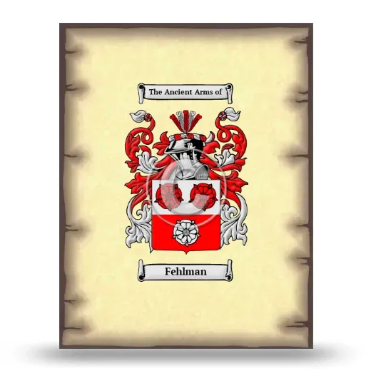 Fehlman Coat of Arms Print