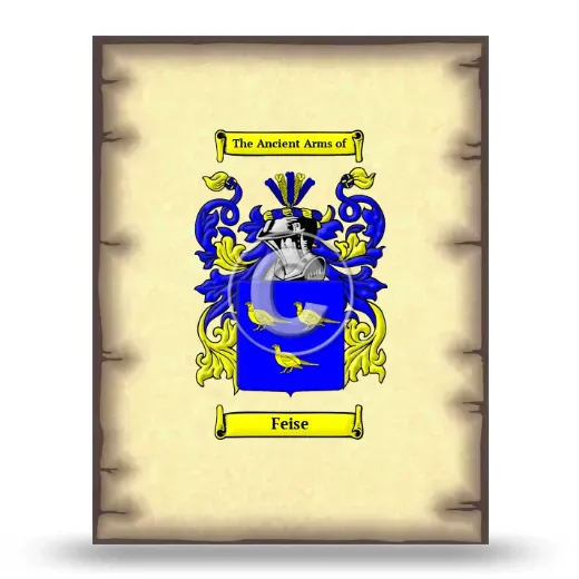 Feise Coat of Arms Print
