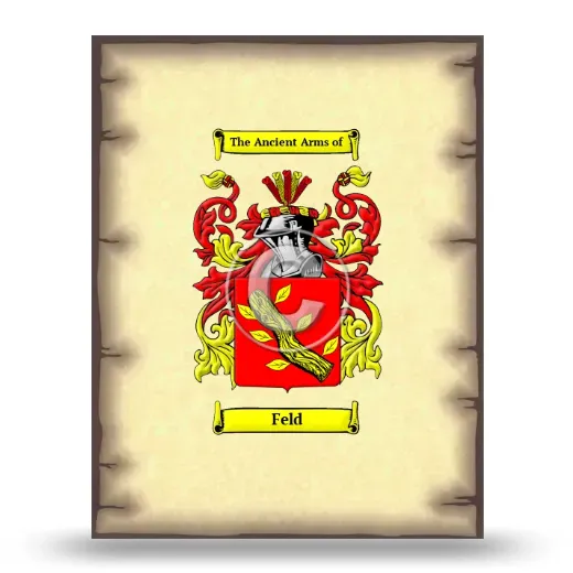 Feld Coat of Arms Print