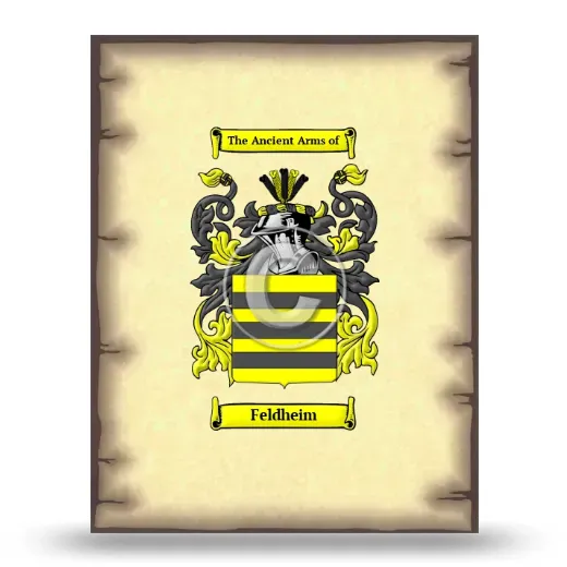 Feldheim Coat of Arms Print