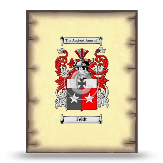 Feldt Coat of Arms Print
