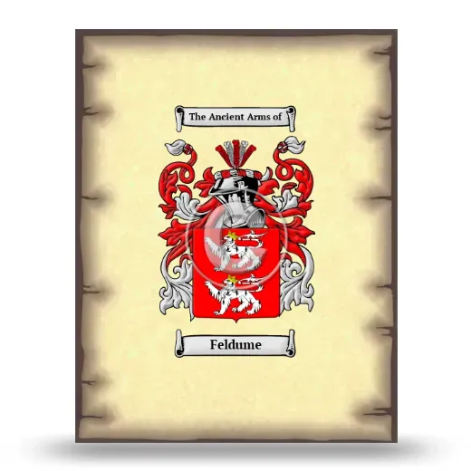Feldume Coat of Arms Print