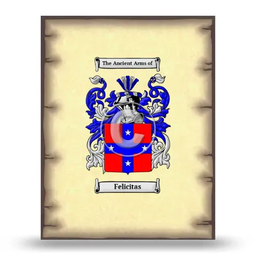 Felicitas Coat of Arms Print