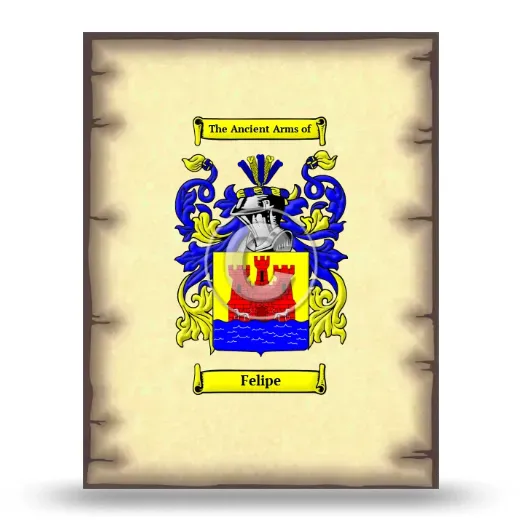 Felipe Coat of Arms Print