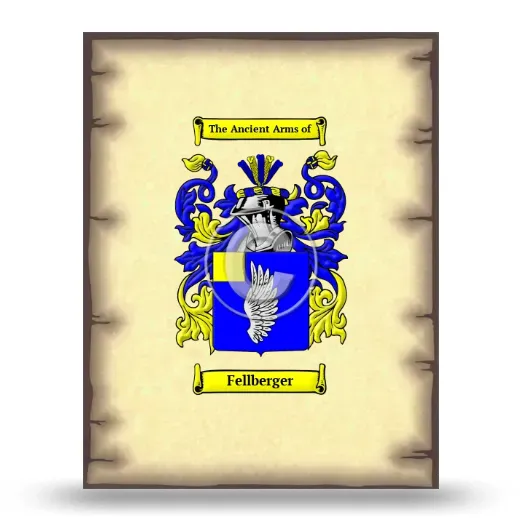 Fellberger Coat of Arms Print