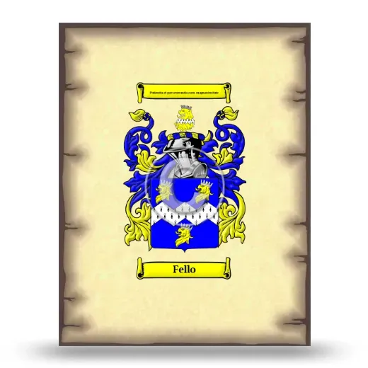 Fello Coat of Arms Print
