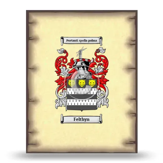 Felthyn Coat of Arms Print