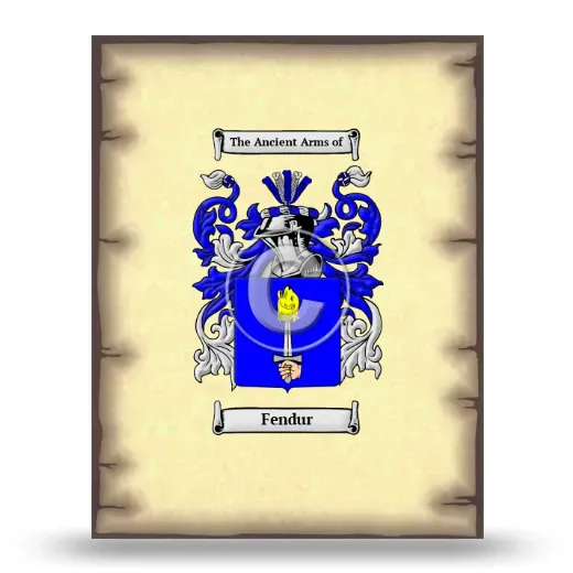 Fendur Coat of Arms Print