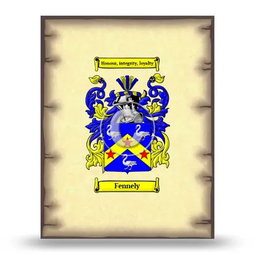 Fennely Coat of Arms Print