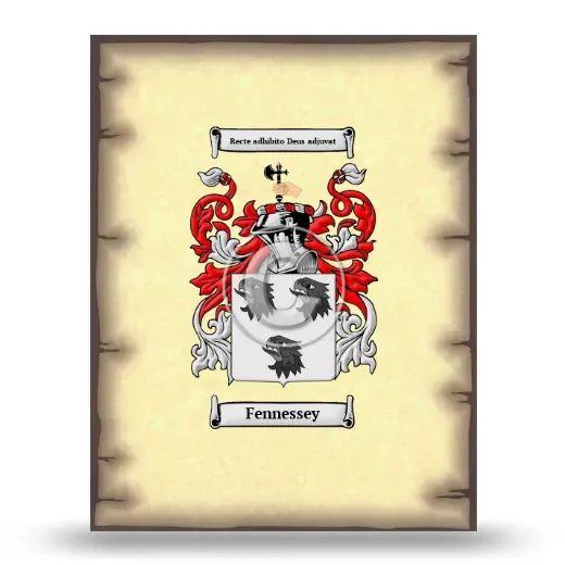 Fennessey Coat of Arms Print