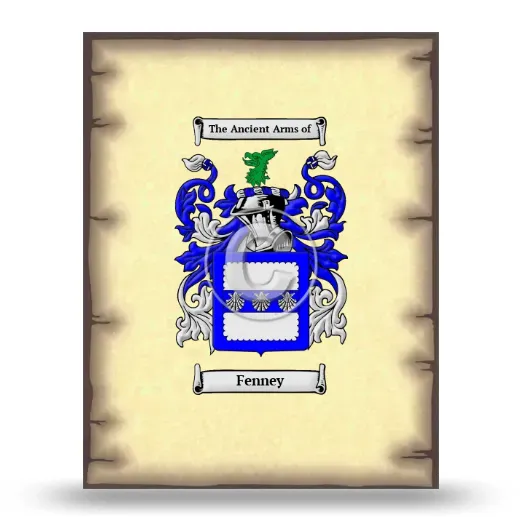 Fenney Coat of Arms Print