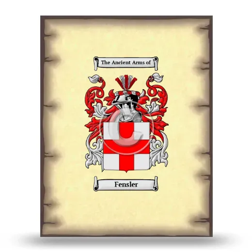Fensler Coat of Arms Print