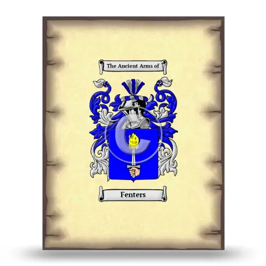 Fenters Coat of Arms Print