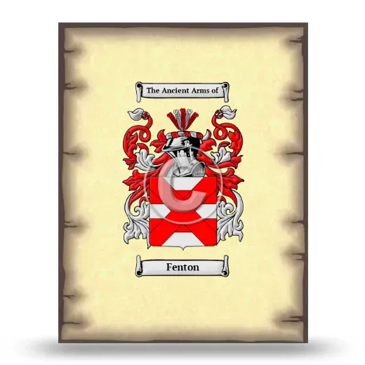 Fenton Coat of Arms Print