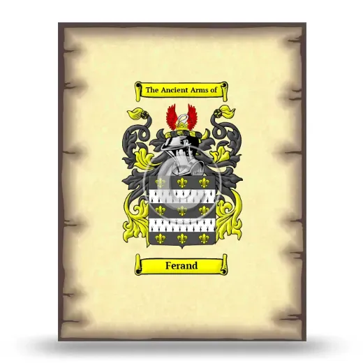 Ferand Coat of Arms Print