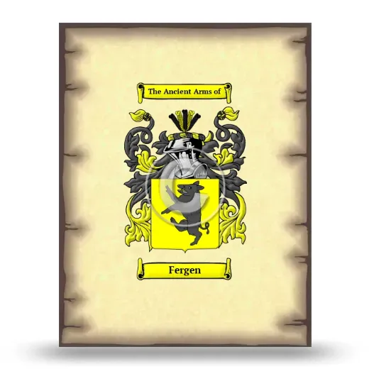 Fergen Coat of Arms Print