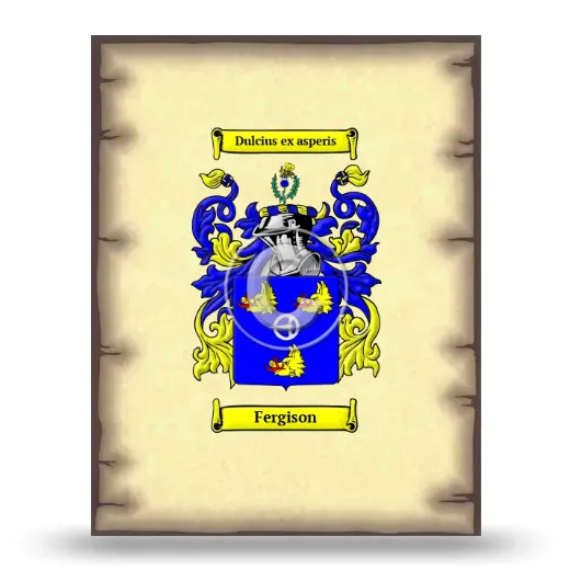 Fergison Coat of Arms Print