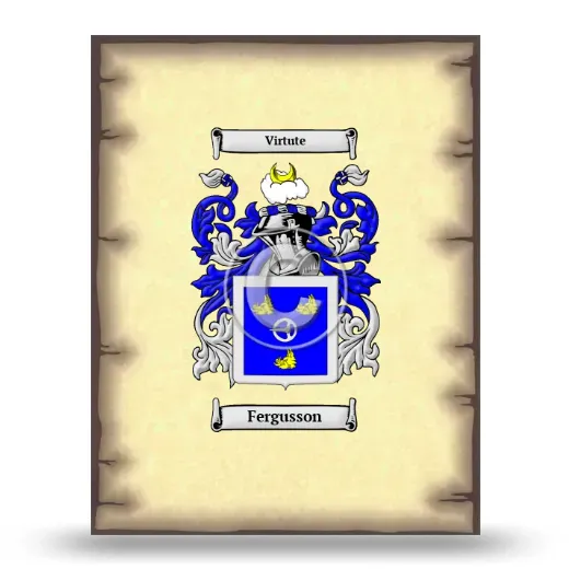 Fergusson Coat of Arms Print