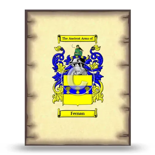 Fernan Coat of Arms Print