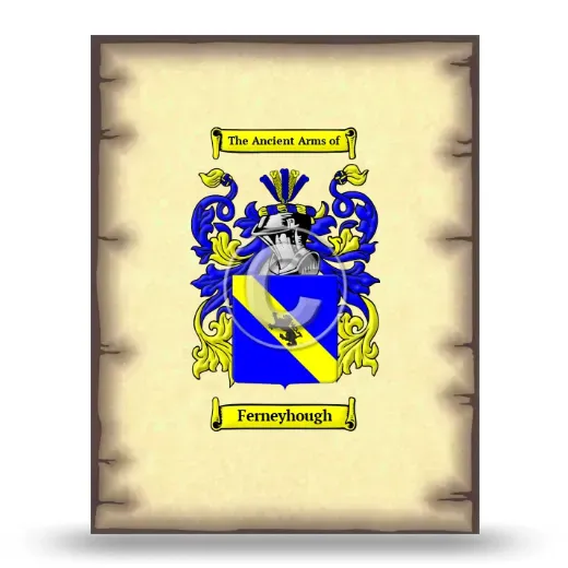 Ferneyhough Coat of Arms Print