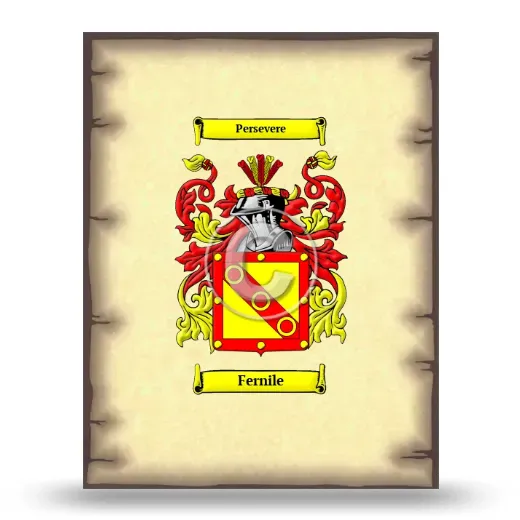 Fernile Coat of Arms Print