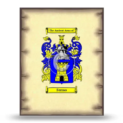Ferrao Coat of Arms Print