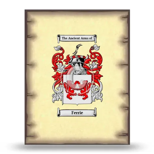 Ferrie Coat of Arms Print