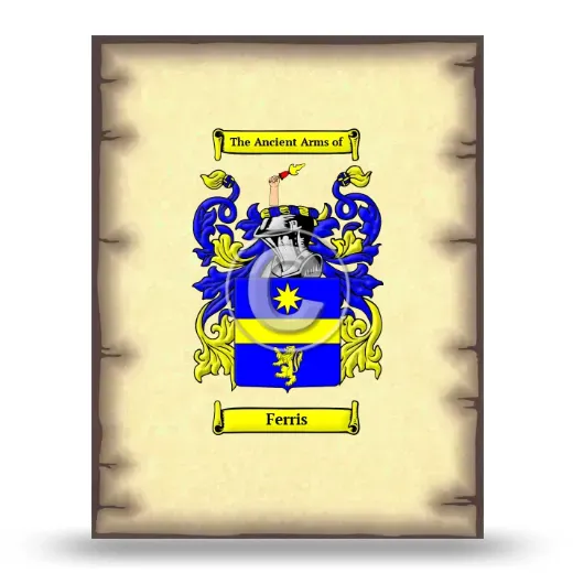 Ferris Coat of Arms Print